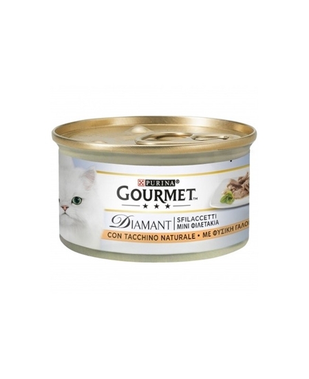Picture of Purina Gourmet Diamant Tasty Turkey Fillets 85gr